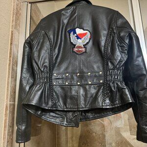 Women's Classic Bike Leather Jacket